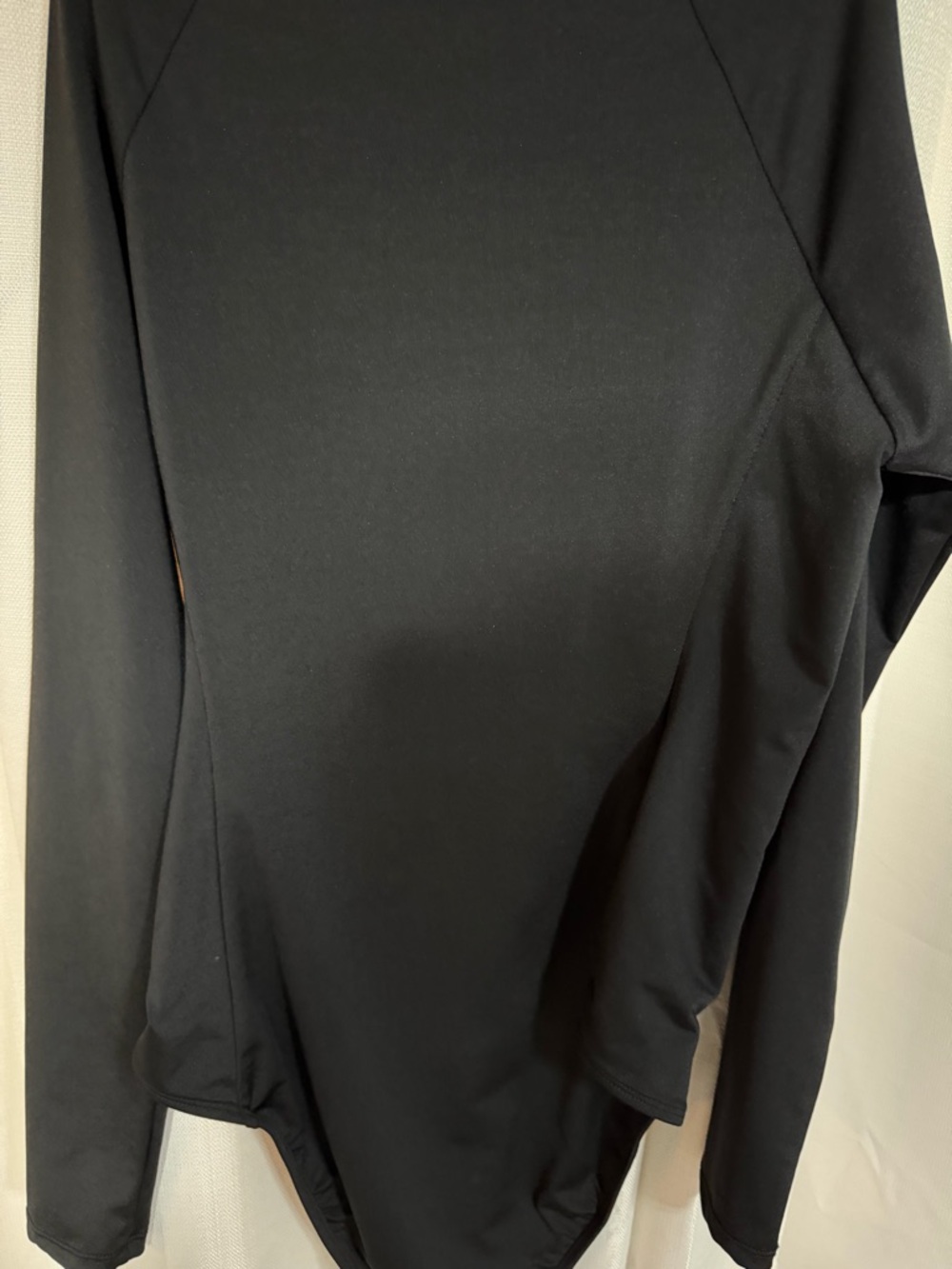 Hurley Black Long-Sleeve Front-Zip Swim surf Bodysuit - Picture 4 of 5